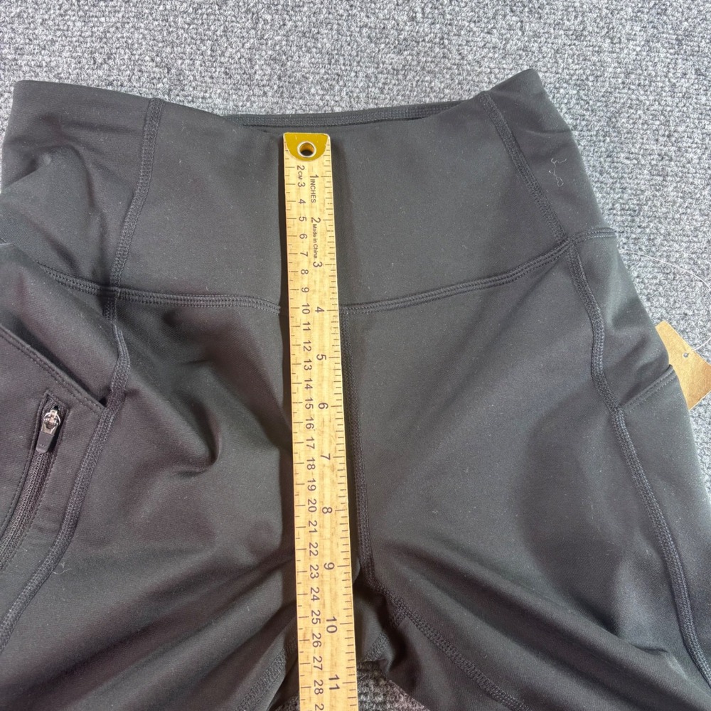 Eddie Bauer Crossover Trail Adventure Leggings Women XS Black New Hiking Pockets - Picture 8 of 8